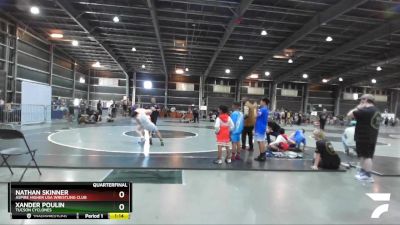 106-110 lbs Quarterfinal - Xander Poulin, Tucson Cyclones vs Nathan Skinner, Aspire Higher USA Wrestling Club