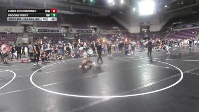 49.5-50.5 lbs Champ. Round 3 - James Kroneberger, Cheyenne Mountain Wrestling Club vs Brooks Perry, Palmer Divide Wrestling Inc.