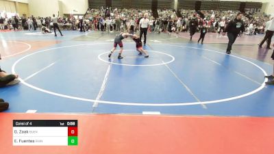 82-B lbs Consi Of 4 - Gunner Zaak, Buena Braves vs Erik Fuentes, Rhino Wrestling