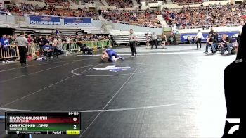 D1-120 lbs Semifinal - Christopher Lopez, Sunnyside H.S. vs Hayden Goldsmith, Boulder Creek