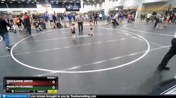 41-43 lbs Round 1 - Graceanne Gross, WI vs Madilyn McHawes, IA