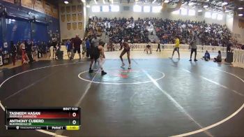 113 lbs Quarterfinal - Tasneem Hasan, Riverview (Sarasota) vs Anthony Cubero, Bloomingdale Sr