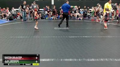 48 lbs Round 6 (8 Team) - Easton Delauter, The Savage Barn Brothers vs Alex Herndon, Terps Northeast ES