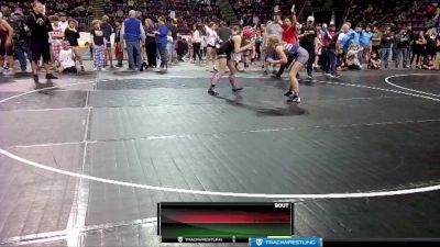 121-125 lbs Semifinal - Hailey Worden, Gold Rush Wrestling vs Julia Schnell, Victory Wrestling Club - VTC