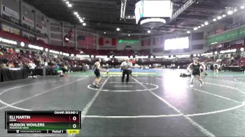 132 lbs Champ. Round 2 - Hudson Wohlers, Mountain View vs Eli Martin, Kuna