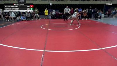 125 lbs Consolation - Alexis Foscone, Reading vs Autumn Littleton, Harrington