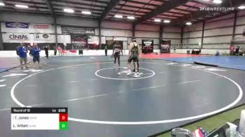 182 lbs Round Of 16 - Tyrell Jones, Danbury WC vs Luke Willett, Dungeon
