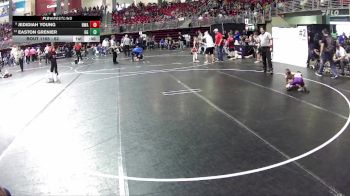 62 lbs Champ. Round 2 - Jedidiah Young, Nebraska Wrestling Academy vs Easton Grenier, GI Grapplers