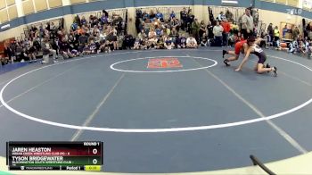 73 lbs Round 1 (10 Team) - Tyson Bridgewater, Bloomington South Wrestling Club vs Jaren Heaston, Indian Creek Wrestling Club (M)