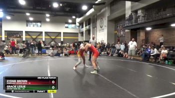 136 lbs Placement (4 Team) - Gracie Leslie, Grand View WC vs Sydnie Brown, Nebraska Vipers Gold