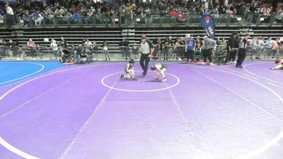57 lbs Quarterfinal - Liam Robbins, Cumberland vs William DeFalco, Cja