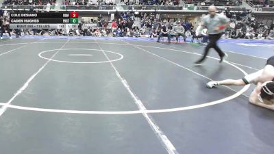 113 lbs 3rd Place - Cole Desiano, Ridgefield vs Caden Hughes, Ponaganset