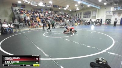 138 lbs Cons. Round 2 - Chris Guzman, Laguna Hills vs Ezekiel Rangel, Central East