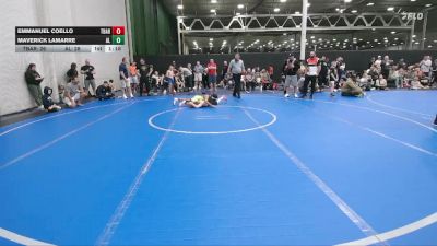 96 lbs Round 4 (6 Team) - Maverick LaMarre, Aggression Legionnaires vs Emmanuel Coello, Team Barracuda