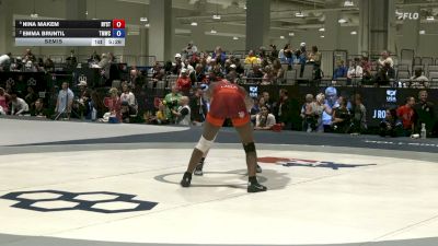 65 kg Semis - Nina Makem, NYAC/Storm vs Emma Bruntil, Titan Mercury Wrestling Club (TMWC)