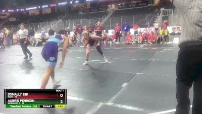 W 117 lbs Round 1 (4 Team) - Somally Sek, Iowa vs Aubrie Pehrson, Nebraska 2