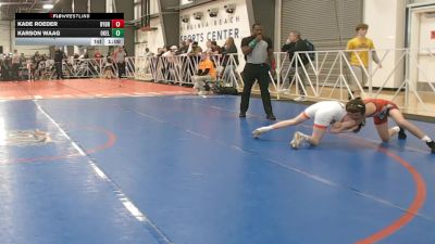 72 lbs Round 1 (9am Saturday) - Karson Waag, Oklahoma Elite vs Kade Roeder, Backyard Brawlers