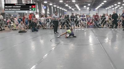 60 lbs Round 1 (9am Saturday) - Delaney Coleman, Lady Reapers vs Eva Encarnacion, Maryland Gold