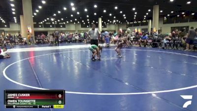 60 lbs Round 6 (8 Team) - Owen Toungette, Williamson County WC vs James Cusker, SVRWC