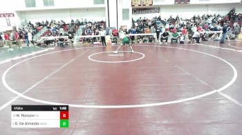 175 lbs Quarterfinal - Willer Rossow, Oliver Ames vs Daniel De Almeida, Nashoba