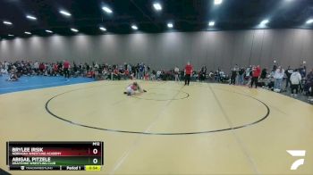 74-77 lbs Round 2 - Brylee Irsik, Nebraska Wrestling Academy vs Abigail Pitzele, Grapevine Wrestling Club