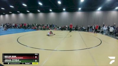 74-77 lbs Round 2 - Brylee Irsik, Nebraska Wrestling Academy vs Abigail Pitzele, Grapevine Wrestling Club