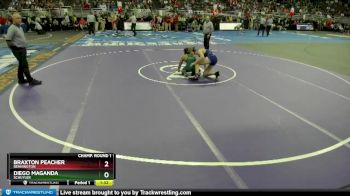 Champ. Round 1 - Braxton Peacher, Bennington vs Diego Maganda, Schuyler