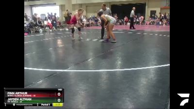 140 lbs Semis (4 Team) - Jayden Altman, MF Angels vs Finn Arthur, BHWC/ Florida Supreme