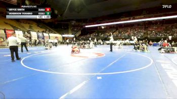 132 Class 3 lbs Champ. Round 1 - Robinson Yoshino, McDonald County vs Bryce Smith, Chaminade College Prep