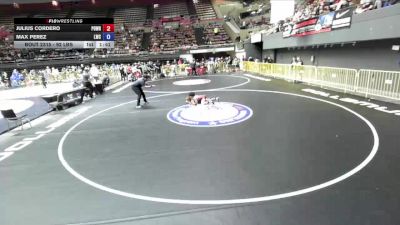 92 lbs Cons. Round 2 - Julius Cordero, Poway Wrestling vs Max Perez, Legacy Wrestling Center