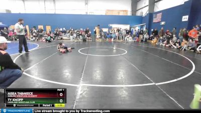 70 lbs Quarterfinal - Aisea Tabakece, Sublime Wrestling Academy vs Ty Knopp, Lakeland Wrestling Club