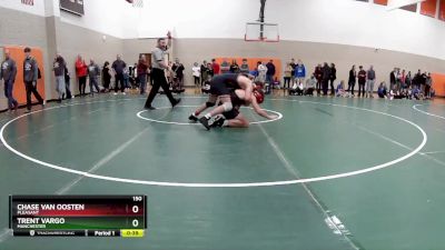 150 lbs Cons. Round 3 - Trent Vargo, Manchester vs Chase Van Oosten, Pleasant