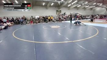 144 lbs Champ. Round 1 - Ethan Braun, Widefield vs Fionn Benn-Rothstein, Liberty