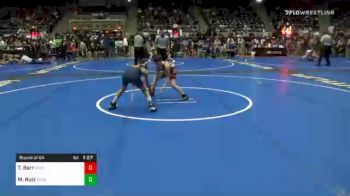 80 lbs Prelims - Trace Barr, Keystone Kids Wrestling vs Mikey Ruiz, Wesley Club Wrestling