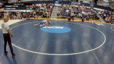 133 lbs Semifinal - Garrett Totten, Tcnj vs Corey Cope, Elizabethtown