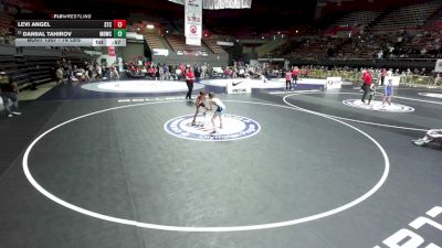 78 lbs Cons. Rd Of 16 - Daniial Tahirov, Mad Dawg Wrestling Club vs Levi Angel, SilvaBack Training Center