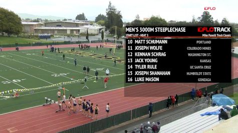 Men's 3k Steeplechase, Heat 3