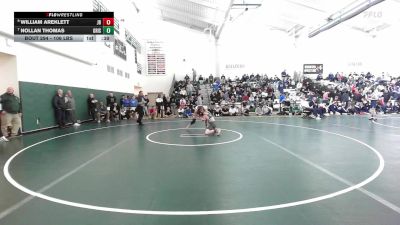 106 lbs Consi Of 8 #2 - William Areklett, Joel Barlow vs Nollan Thomas, Griswold/Wheeler