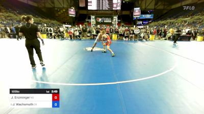 120 lbs Rnd Of 128 - Joey Enzminger, ND vs Jeremiah Wachsmuth, OR