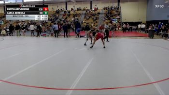125 lbs Quarterfinal - Carlo Arreola, Southwest State vs Austin Grzywinski, Saint Cloud State