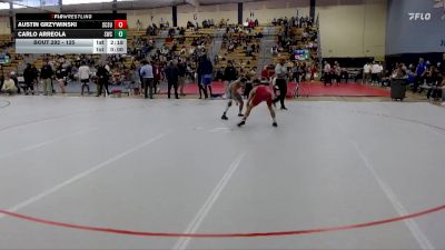 125 lbs Quarterfinal - Carlo Arreola, Southwest State vs Austin Grzywinski, Saint Cloud State