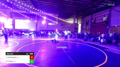 120 lbs Rr Rnd 3 - Vincent Amorosa, Black Fox Wrestling Academy vs Sergio Treto, Eaglecrest WC