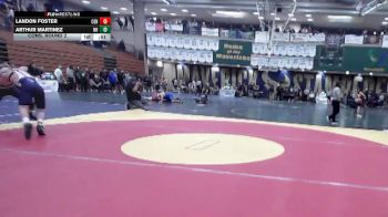 144 lbs Cons. Round 2 - Landon Foster, Centennial vs Arthur Martinez, Newport Harbor