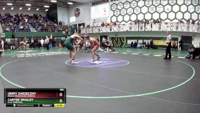 190 lbs 7th Place Match - Jimmy Zarzeczny, Padua Franciscan (Parma) vs Carter Whaley, Clay (Oregon)