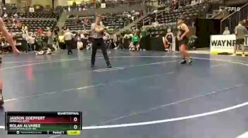 150 lbs Quarterfinal - Jaxson Goepfert, Nebraska Boyz vs Rolan Alvarez, Assumption Elite WC