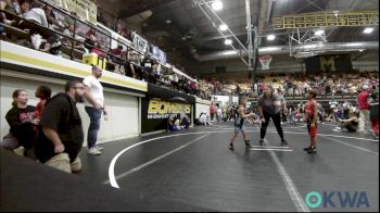 46 lbs Consi Of 8 #1 - Drayson Couch, Del City Little League Wrestling vs Seiler Falcon, Division Bell Wrestling