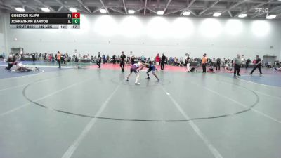 132 lbs Consi Of 64 #1 - Coleton Klipa, PA vs Johnathan Santos, AL