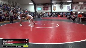 120 lbs 3rd Place Match - Kyler Steapp, Solon vs Ian Estudillo, Columbus Community/WMU