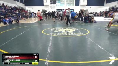 175 lbs Cons. Round 4 - Joseph Aguilar, Santa Ana Valley vs Joseph Sanchez, La Habra