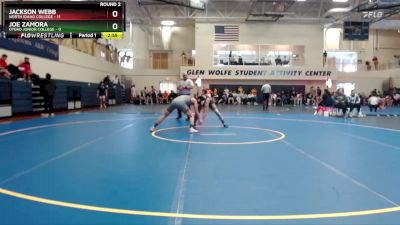 141 lbs Round 2 (6 Team) - Joe Zamora, Otero Junior College vs Jackson Webb, North Idaho College